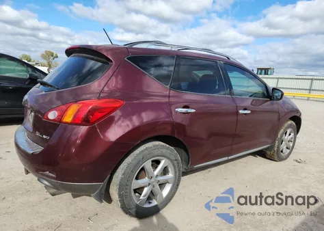 2009 Nissan Murano S z USA, uszkodzony, nr VIN JN8AZ18W79W206908